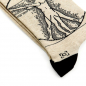 Preview: Socken Kunstwerke - Da Vinci "Vitruvianischer Mensch"